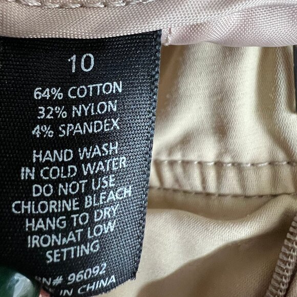 Willi Smith Khaki Pants – Size 10 - Picture 6 of 6